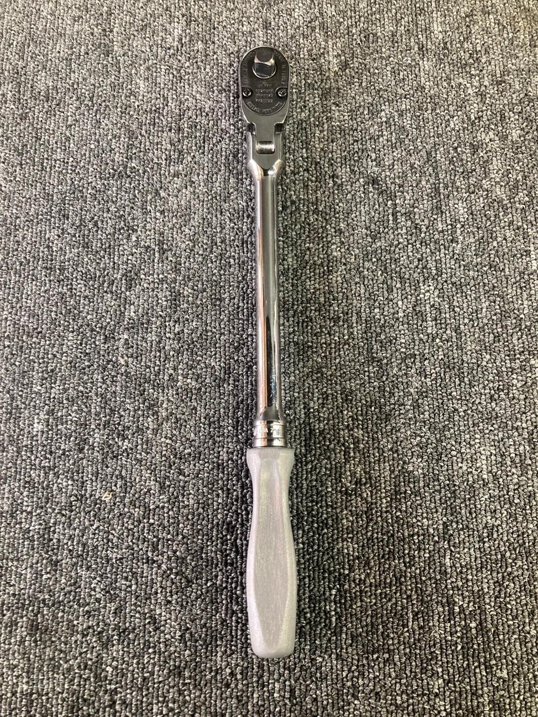 snap on fhlfd80 3/8 dr dual 80 long flex head hard handle ratchet Dark Titanium