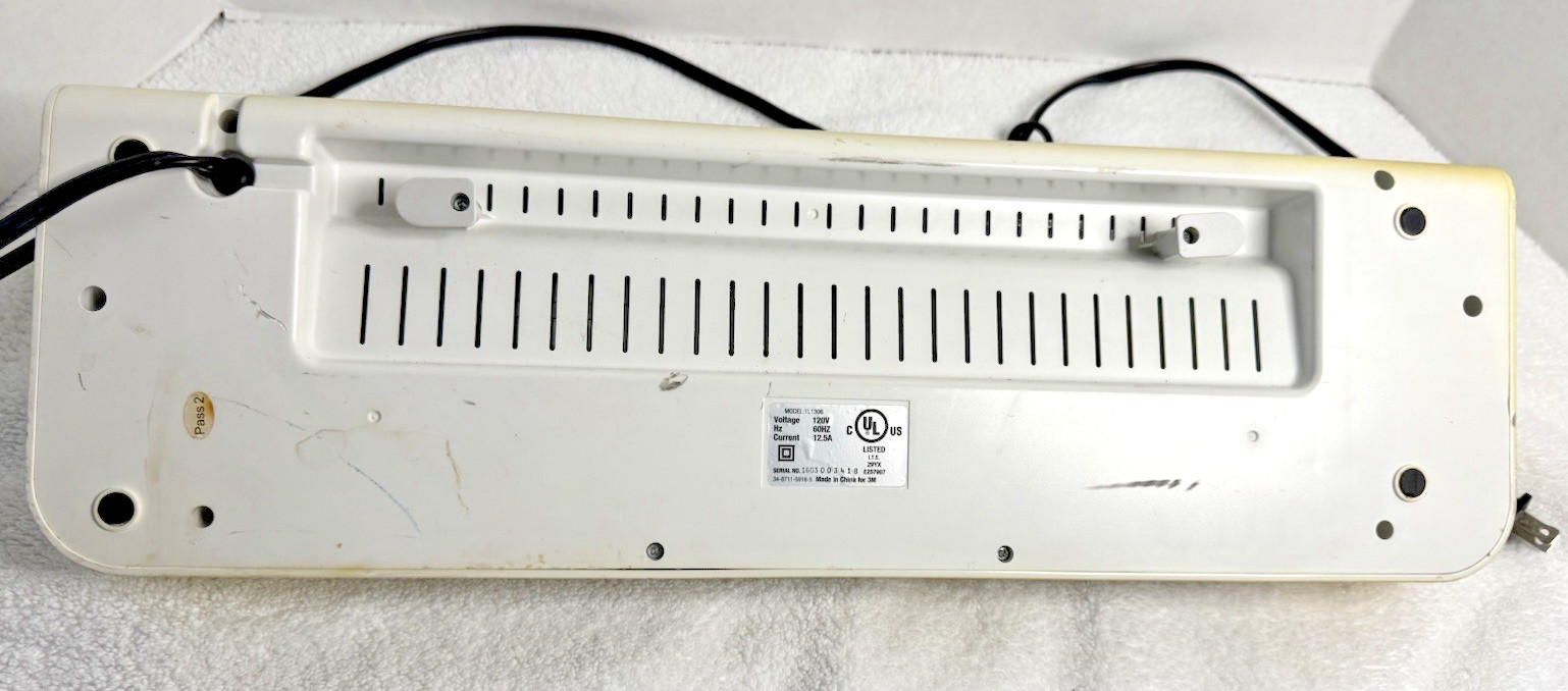 Scotch Pro Thermal Laminator, TL1306 Untested Parts Only