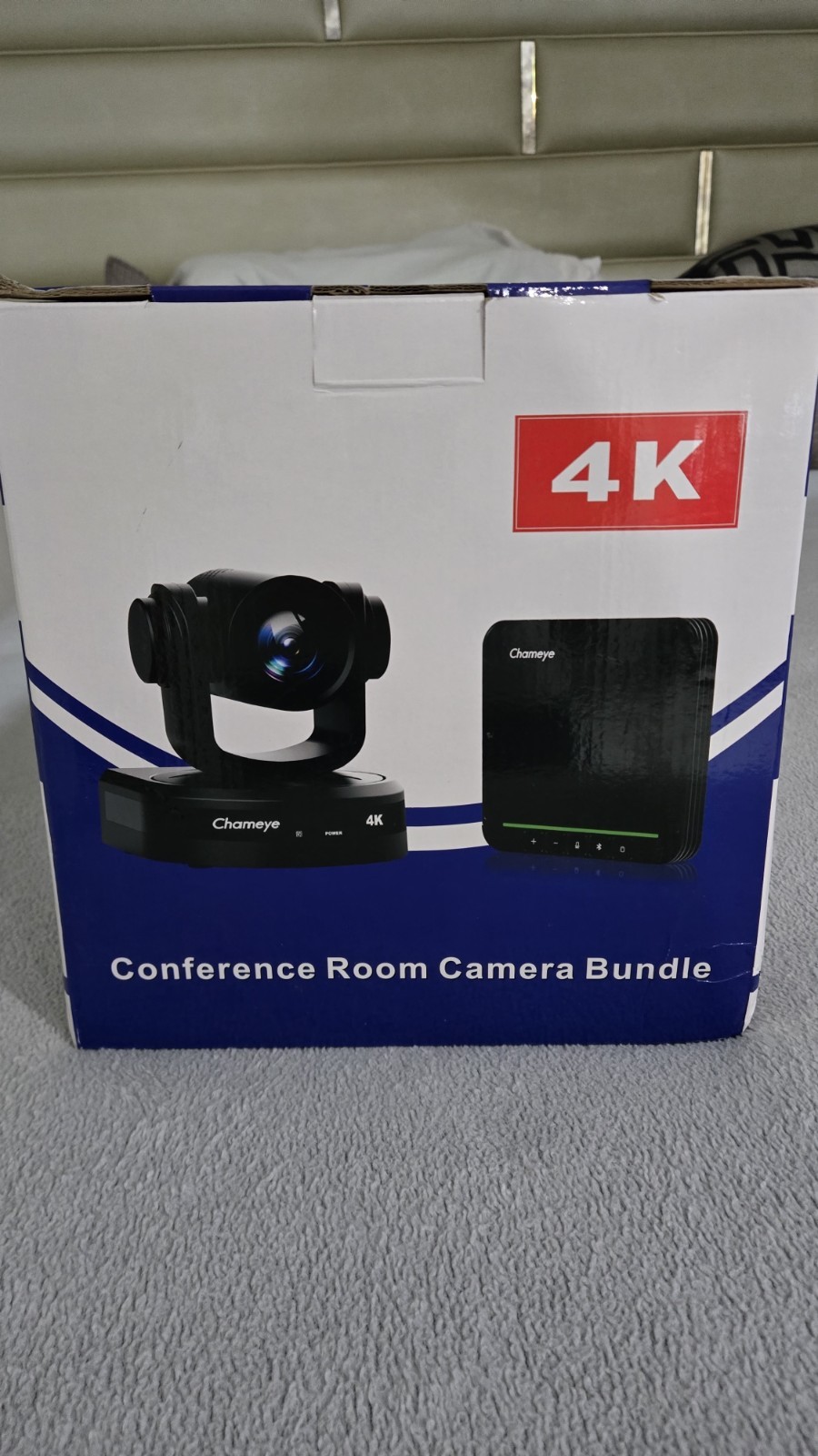 chameye 4K AI Auto-Tracking PTZ Video Conferencing Camera Bluetooth Speakerphone