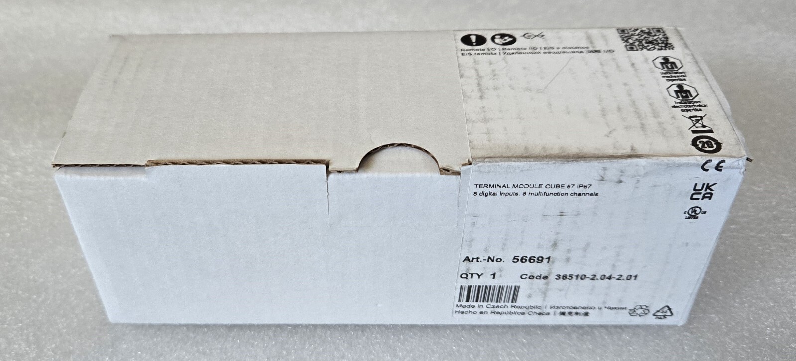 Murr Elektronik 56691 Terminal Module, Cube67, IP67, 8-Inputs 8-Channels
