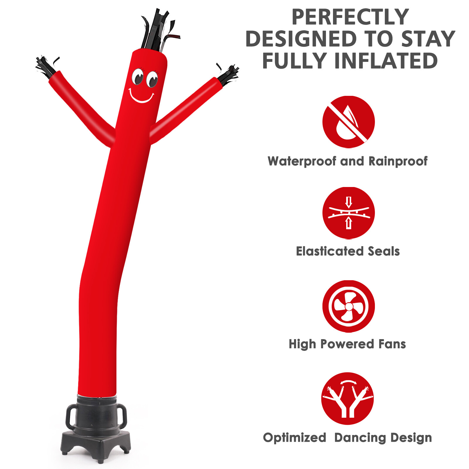 MOUNTO 8FT Inflatable Puppet Dancer with 1/3hp Blower Complete Set