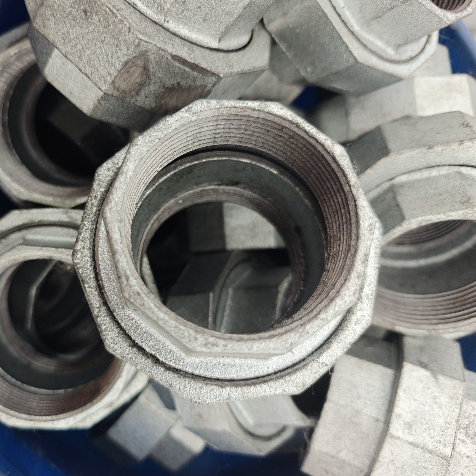 2″ Anvil Threaded Union Pipe Fitting Galvanized Malleable Iron