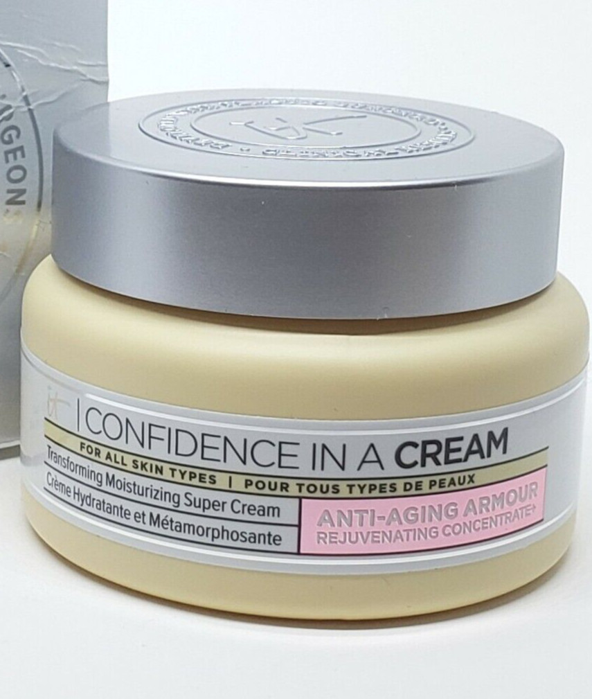 IT Cosmetics Confidence in a CREAM 2oz Moisturizing Anti-Aging Cream NEW