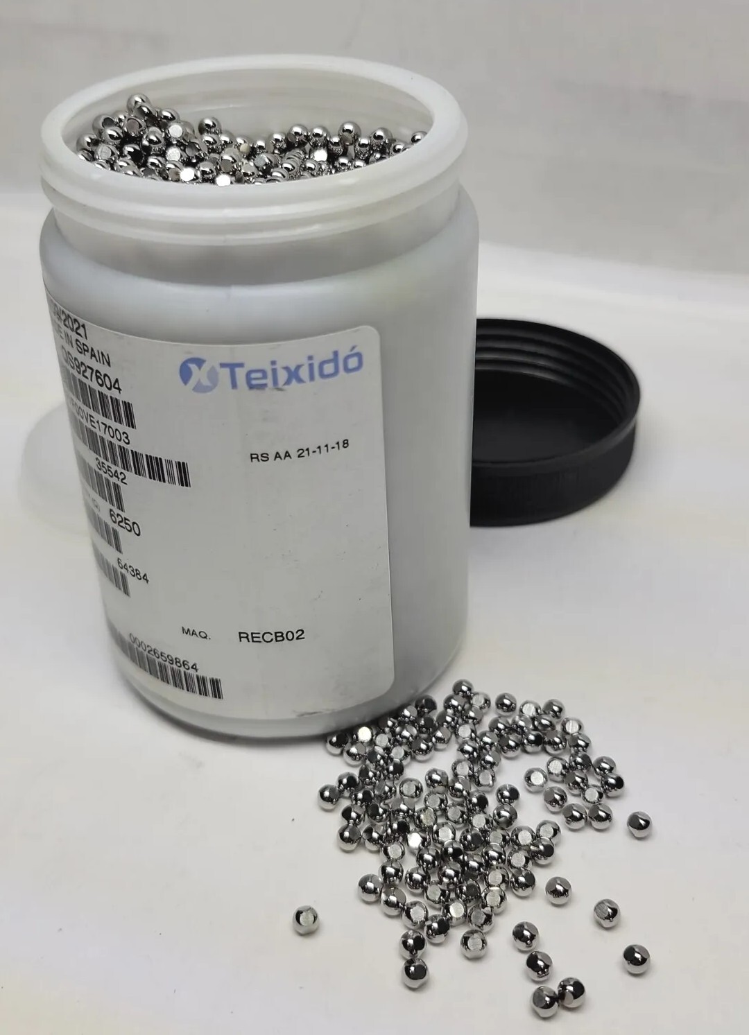 Teixido’Stainless Steel Bearing balls 6.250 Pack