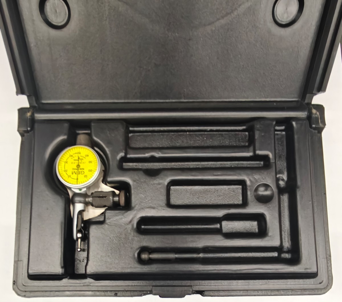 GEM 222M Jeweled Metric Dial Test Indicator .02mm Graduation 1mm Range USA