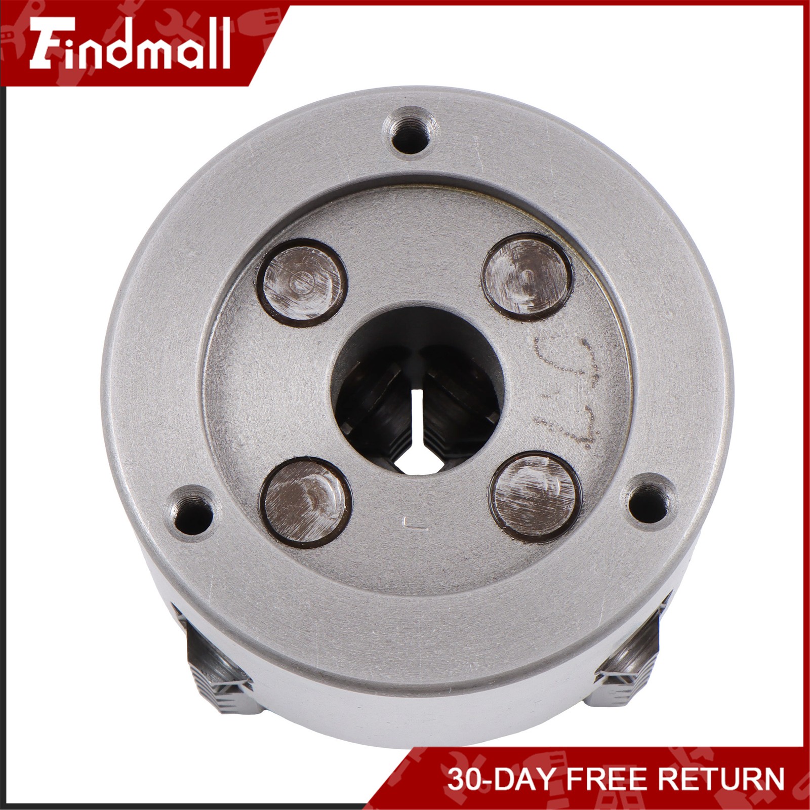 Findmall K72-80 4 Jaw Chuck 3″ 80mm Independent Metal Lathe Chuck