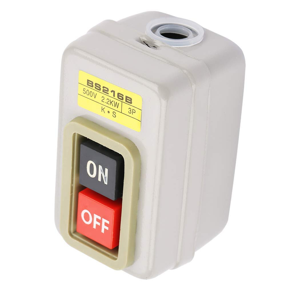 110/220/380V Push Button On/Off Start Stop Switch for 3 Phase Equipment