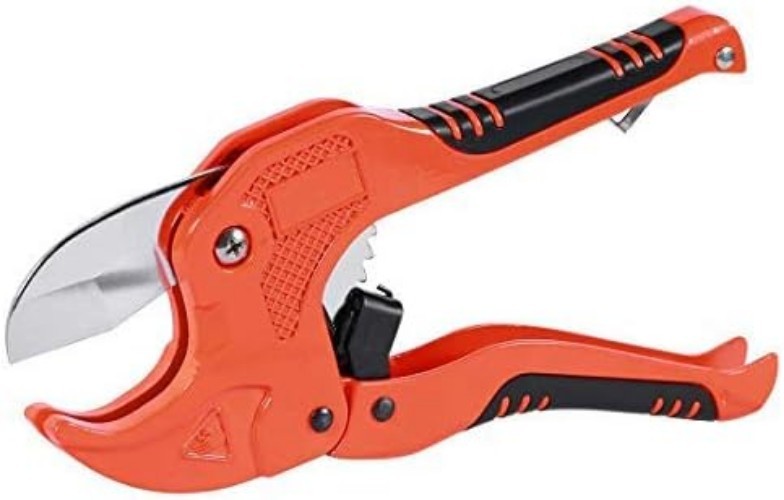 Ratchet Pipe Cutter, Cuts PEX, PVC and PPR up to 1-5/8 in. O.D. | One-Hand Tu…