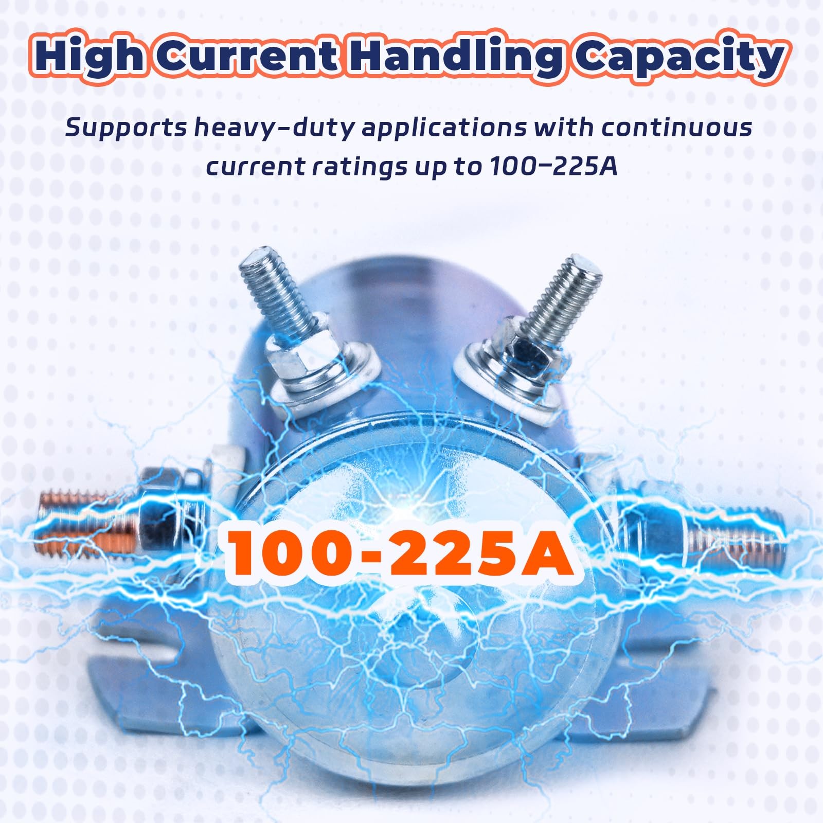 12V 300A Continuous Duty Solenoid Relay – Heavy-Duty Waterproof Relay Kit for…
