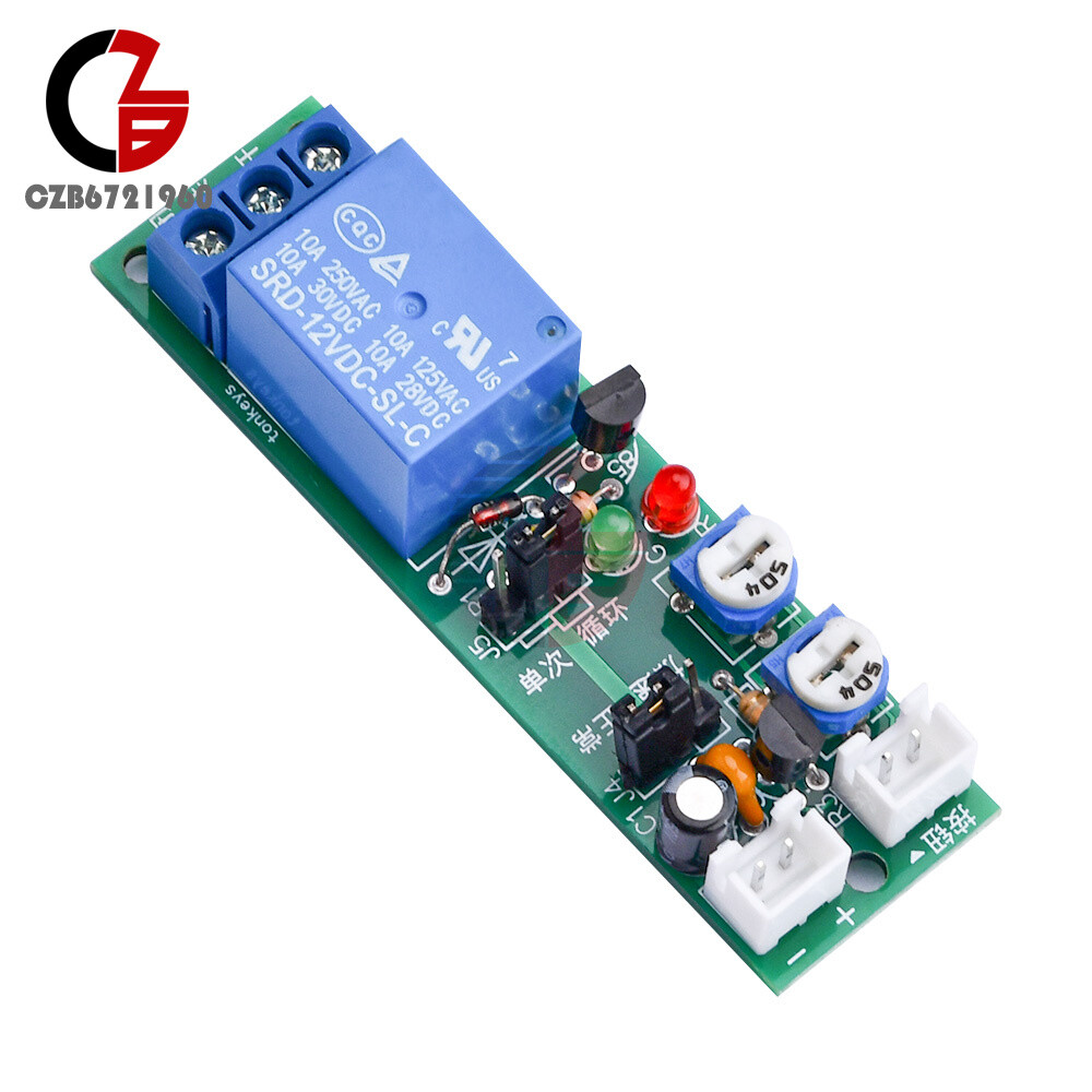 5V 12V 24V DC Infinite Cycle Delay Timer Relay Turn On-off Switch Loop Module