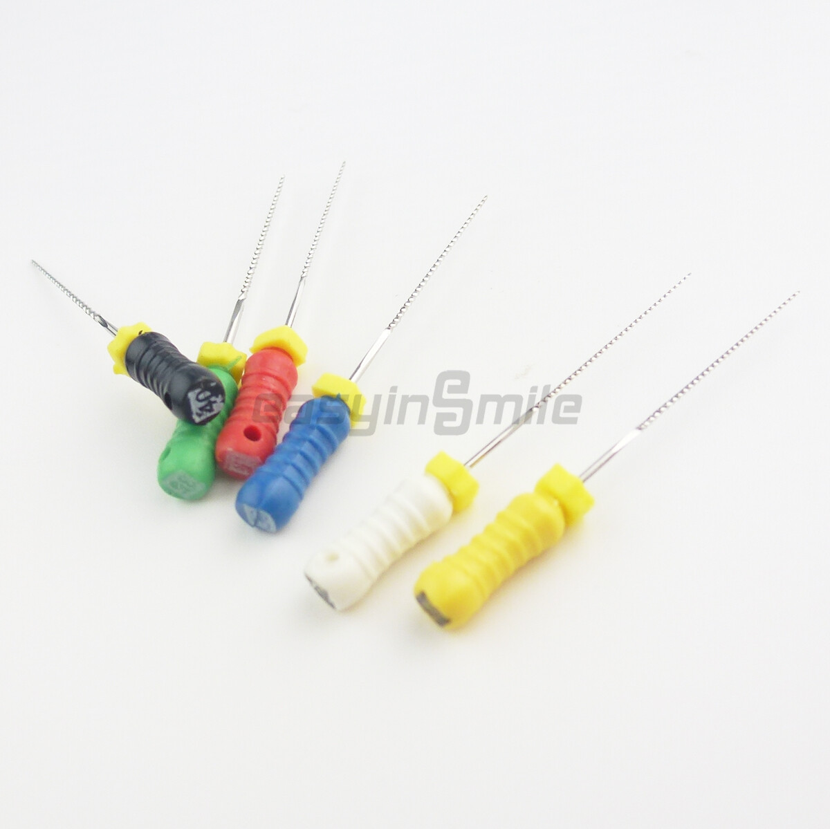 10x Dental K-Files Endo Hand Files Root Canal Stainless Steel 25mm 6/8/10/15-80