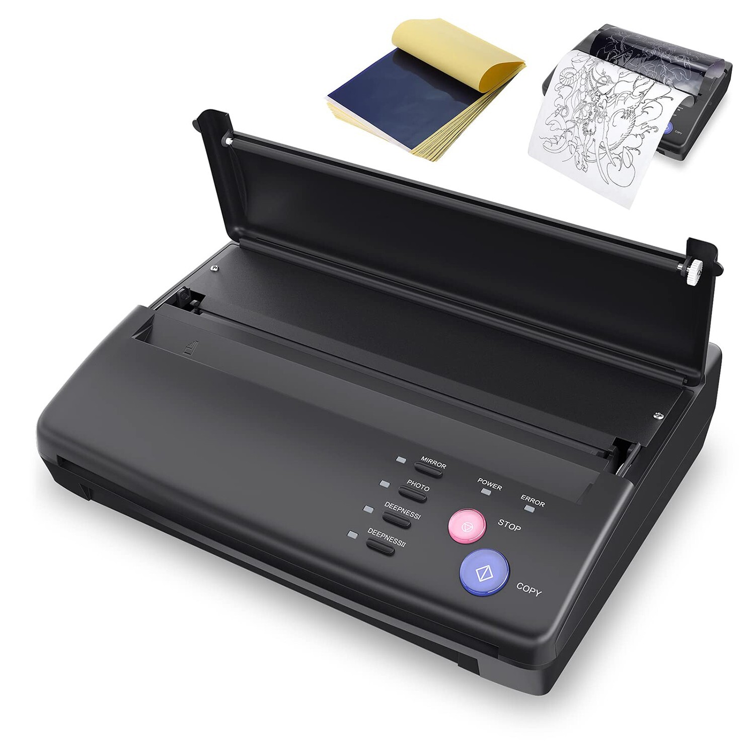 Tattoo Thermal Stencil Maker Tattoo Transfer Copier Printer Machine A4 &A5 Paper