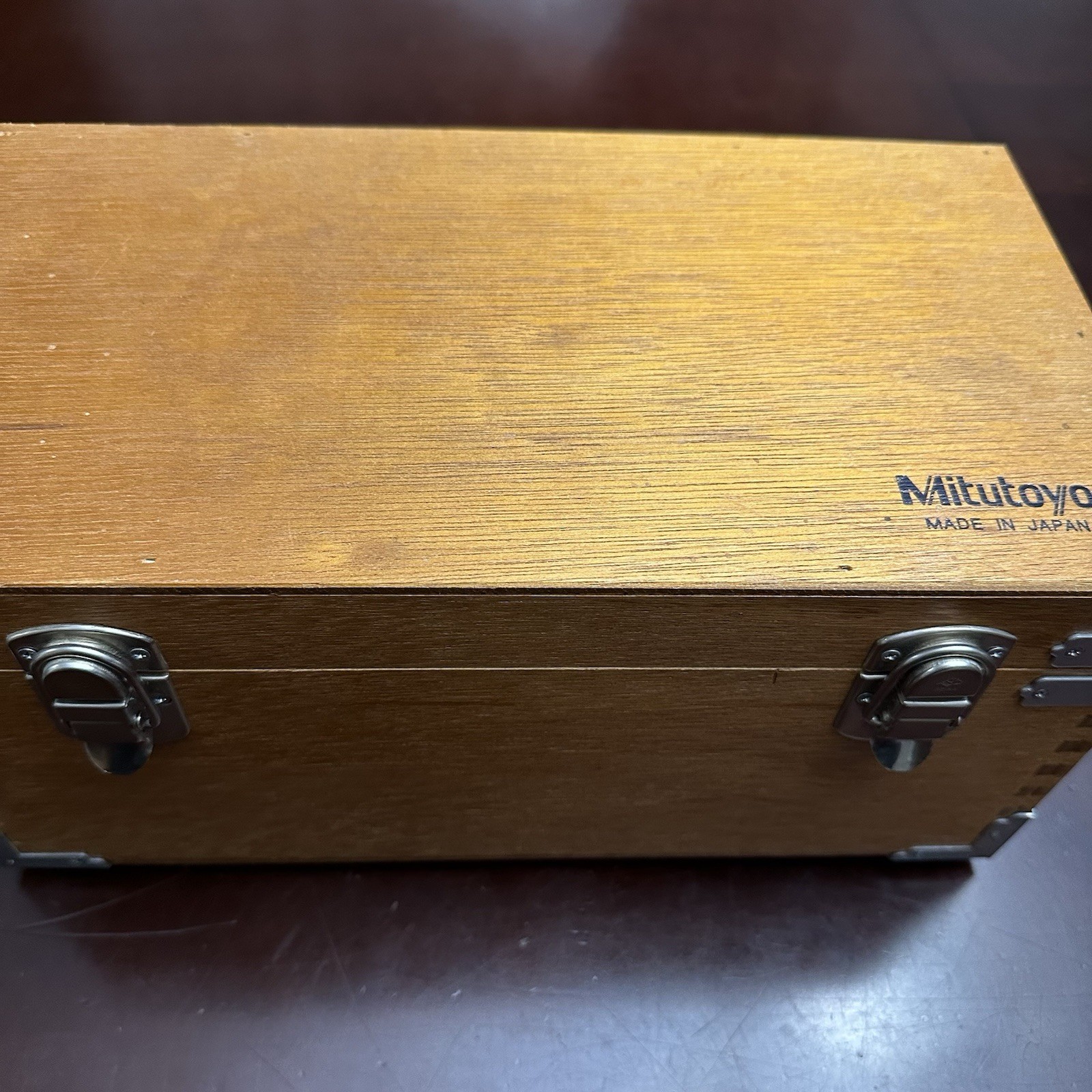 Mitutoyo 0-6″ 103 Series Micrometer Set 103-933 wooden case Precision Machine