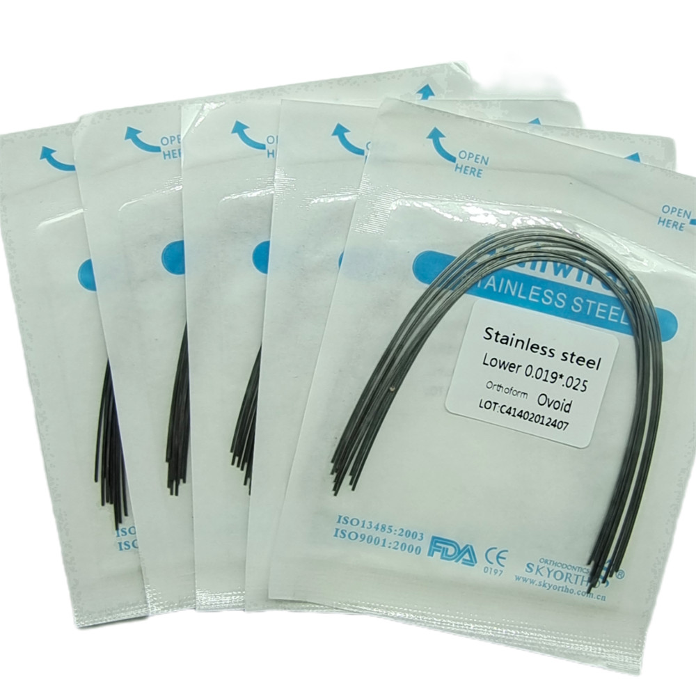 Dental Orthodontic Archwire Stainless Steel Rectangular Arch Wires All Sizes