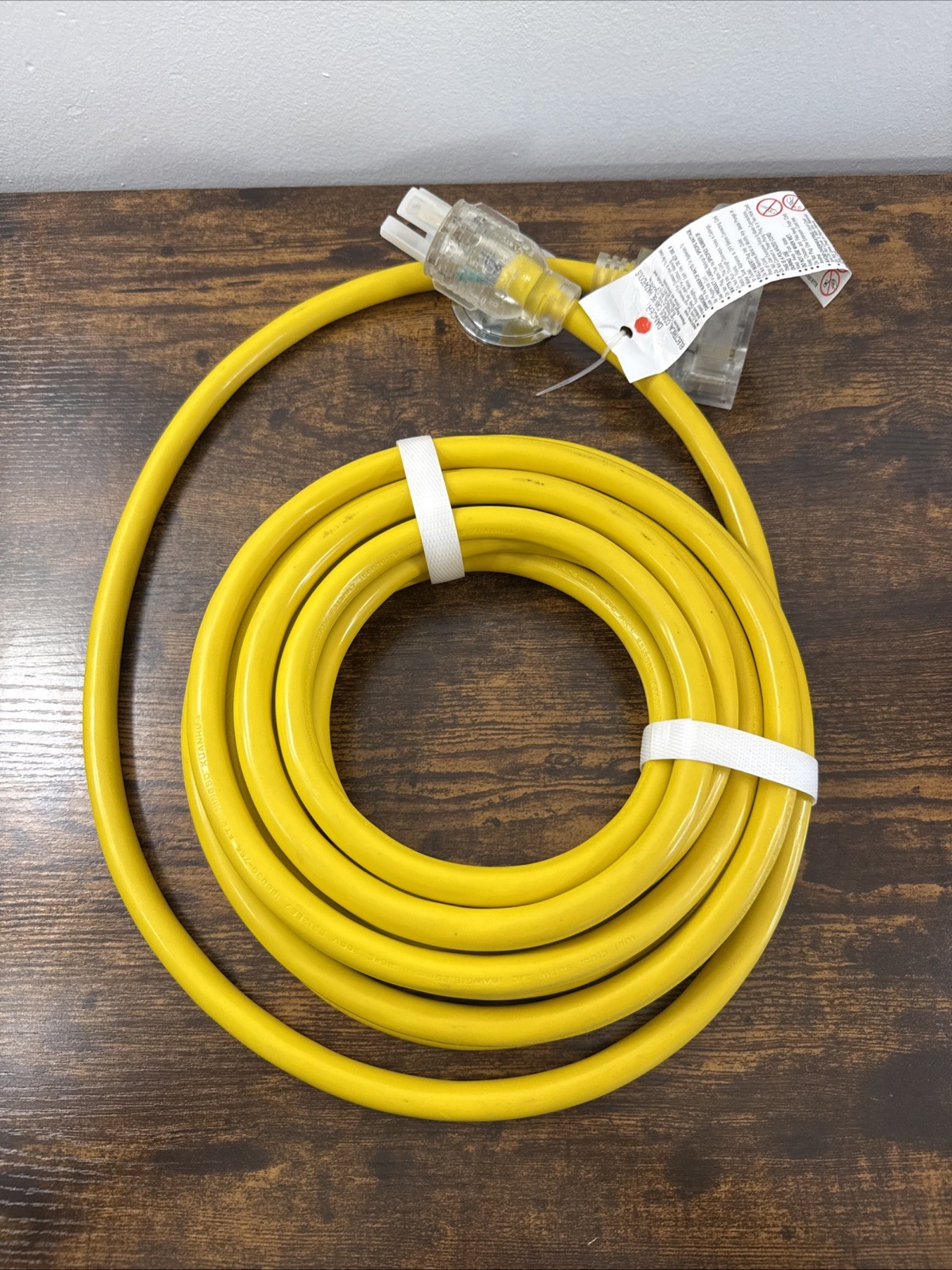 25FT. 30-Amp 125-Volt Fan-Style Generator Extension Cord (L5-30P to three 5-15R)