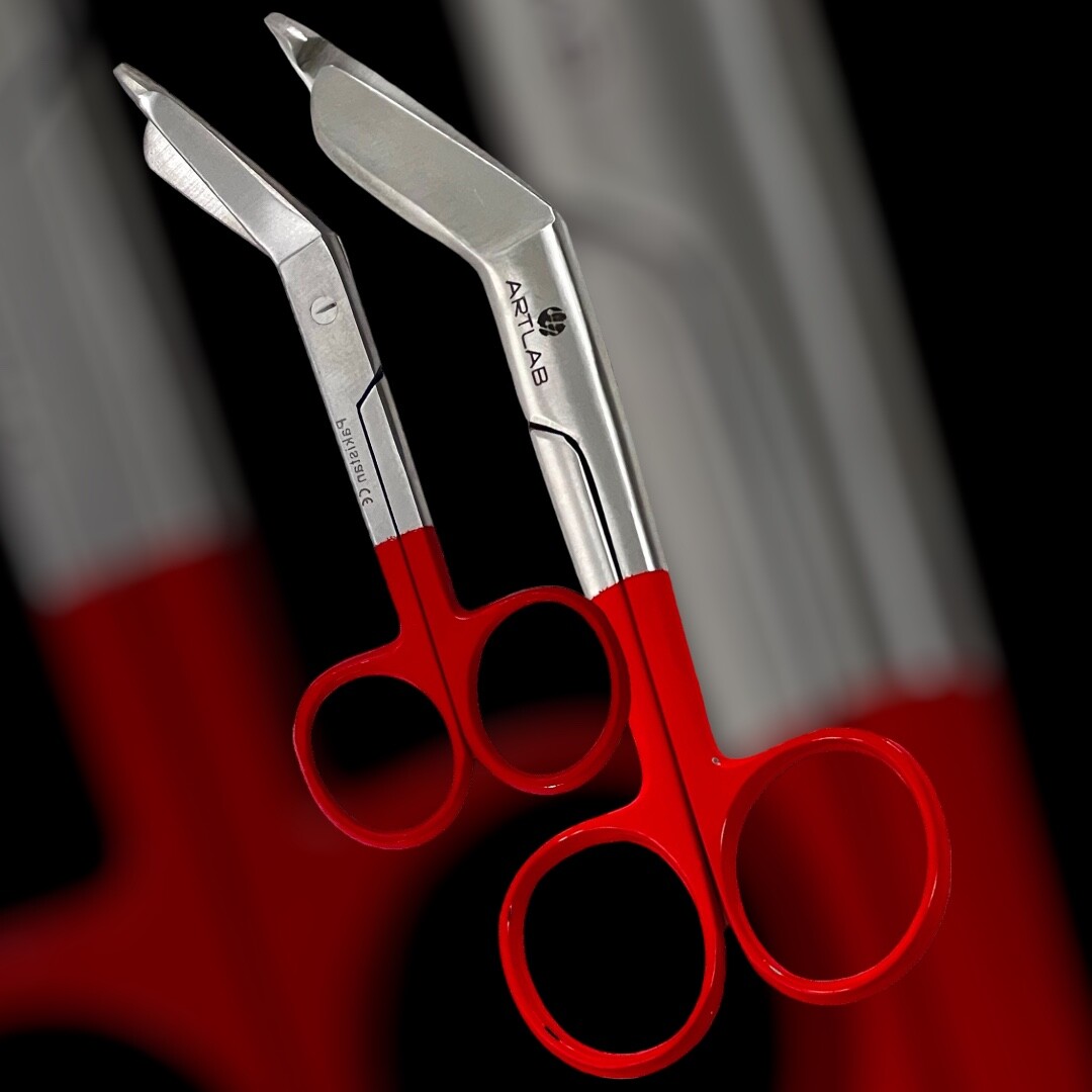 EMT LISTER BANDAGE SCISSORS 4.5″ + 5.5″ – SET OF 2 EACH -GERMAN STAINLESS-ARTLAB