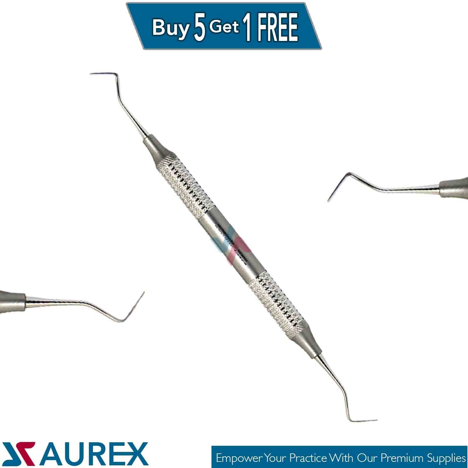 Offset Enamel Hatchet Chisel Double-Ended Dental Instrument