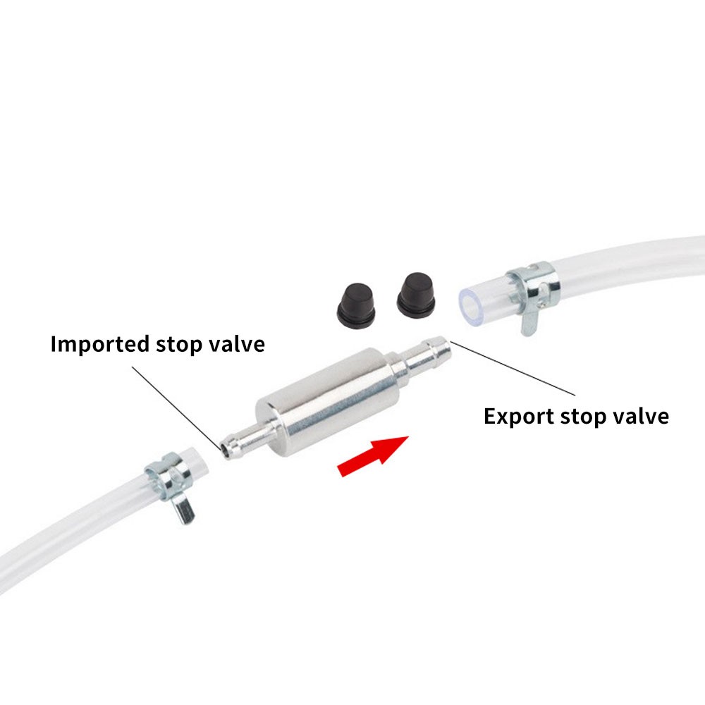 2x Brake Bleeder Hose – One Way Check Valve Tube Bleeding Tool Kit for;Car Moto