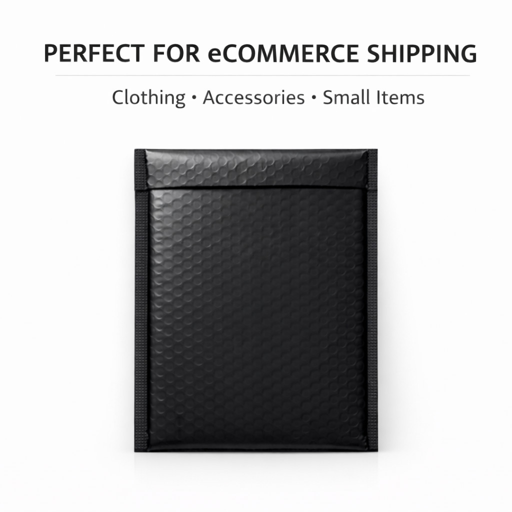 #2 8.5×12 Black Poly Bubble Mailers Padded Envelopes Self Seal Shipping Bags