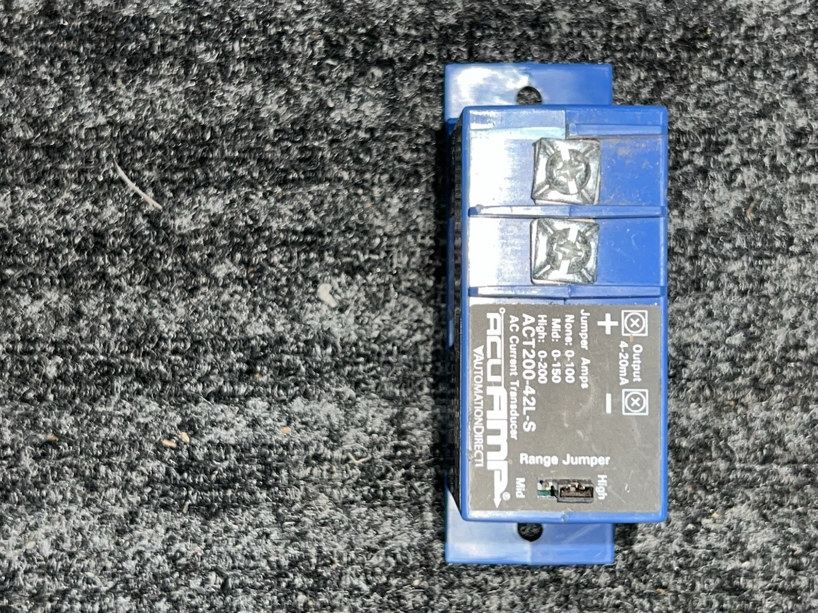 AcuAMP ACT200-42L-S AC Current Transducer 4-20mA Analog Panel Mount