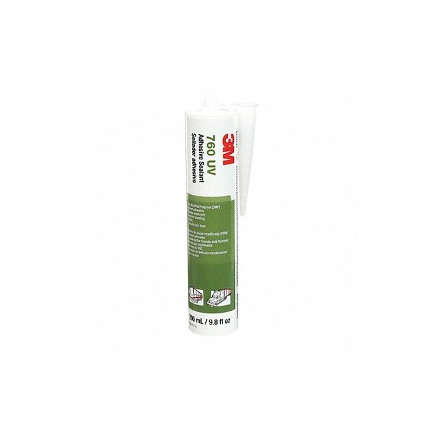 3M 760 Hybrid Adhesive Sealant, Gray 1/10 Gallon Cartridge (Pack of 1)