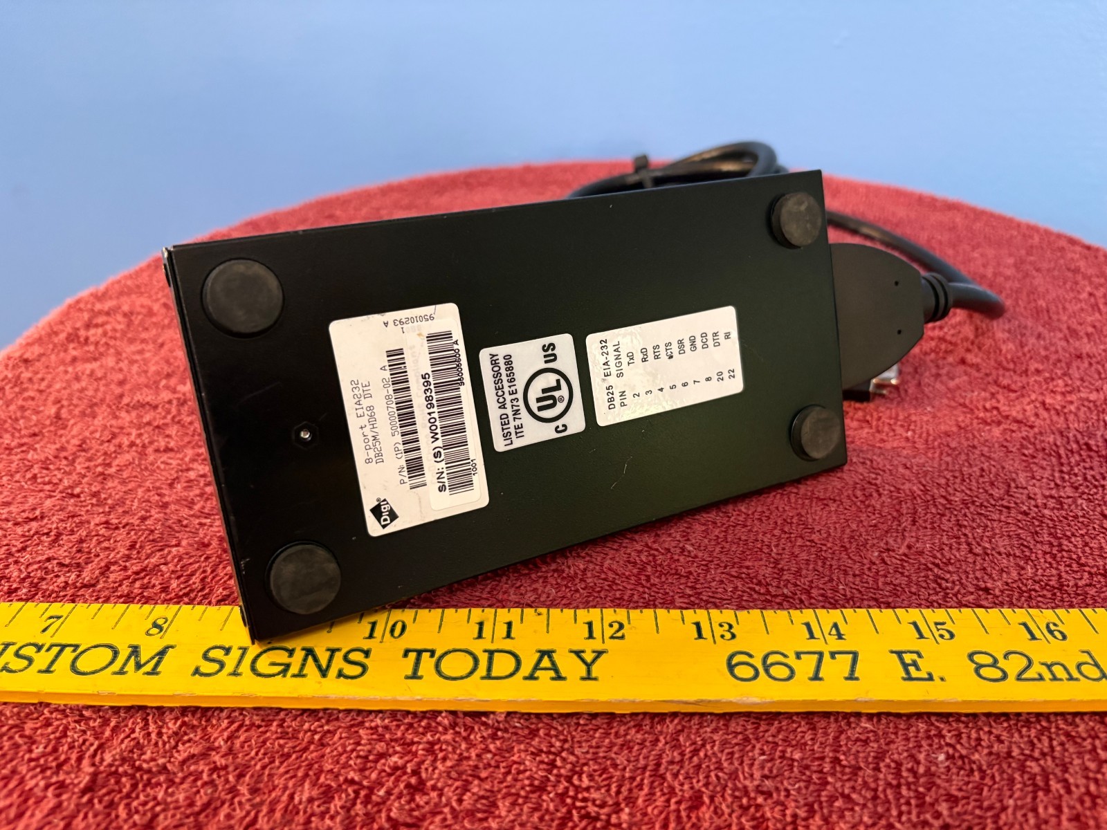 Digi 50000708 EIA232 DB25M / HD68 DTE External Box