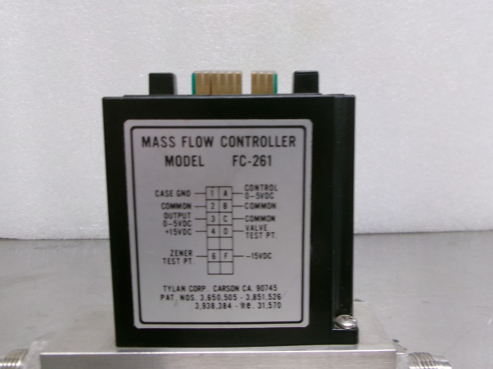 Unit, FC-261, Range 15 SLM, Gas 02 , Used