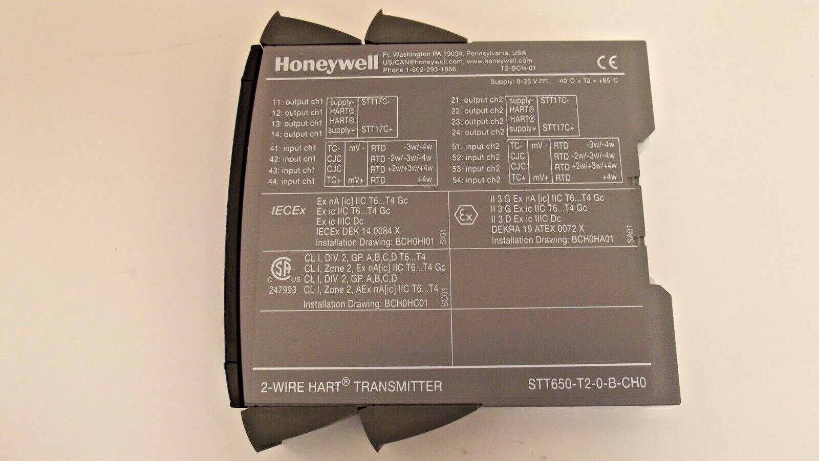 Honeywell STT650-T2-O-B-CH0 2-Wire Hart Transmitter STT650 OEM New D-13