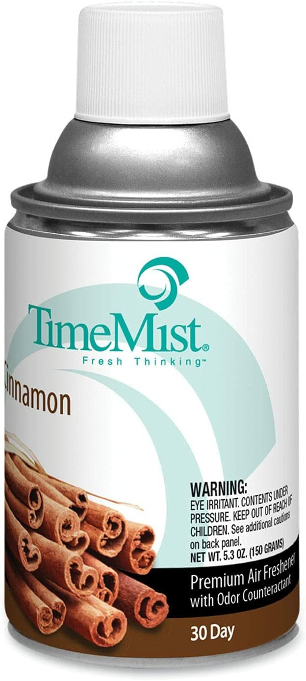 TimeMist Premium Metered Air Freshener Refill, Cinnamon, 6.6 oz Aerosol