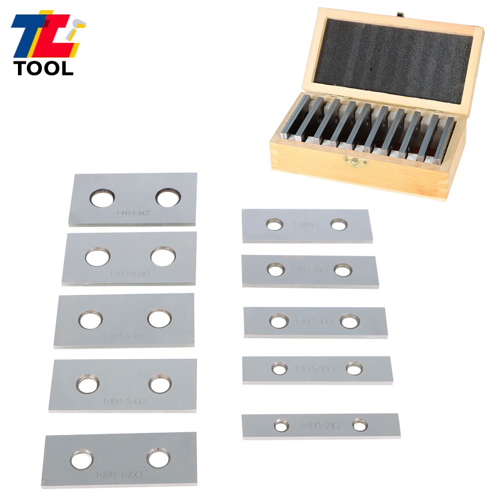 10 Pair 1/8×3 Precision Parallel Block Set Hardened Gage Gauge Tool Set .0002