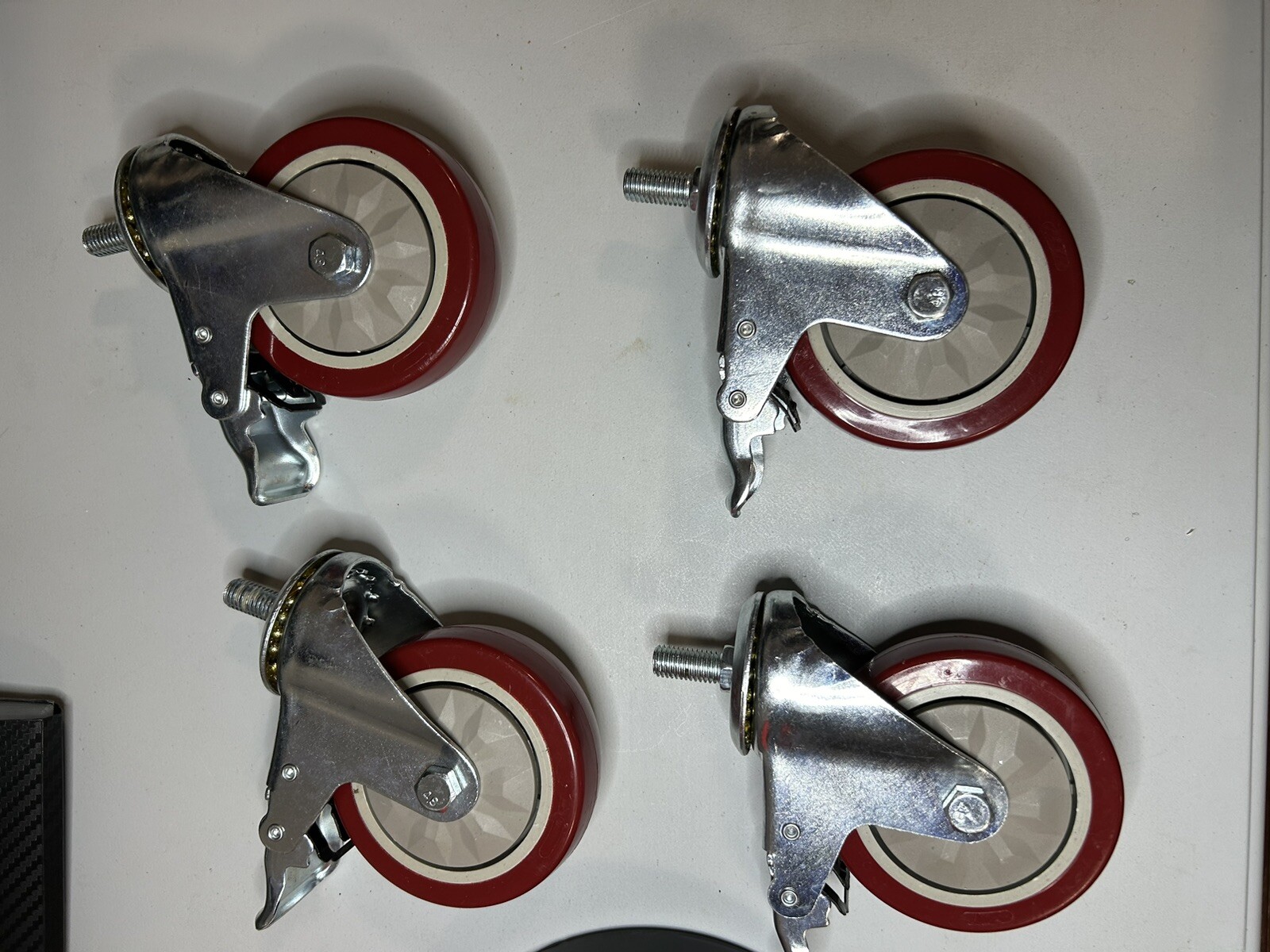 DICASAL 5 Inch Heavy Duty Stem Casters 360 Degree Swivel Durable