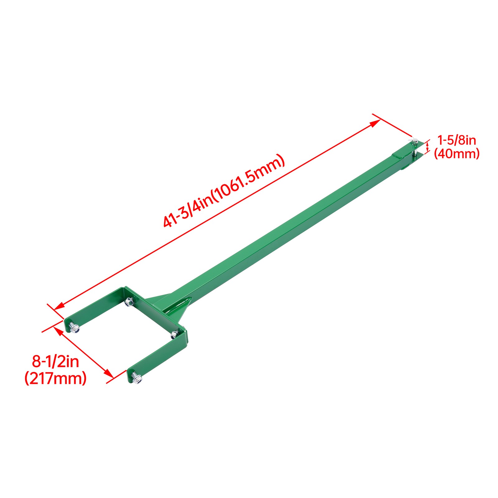 Tow Behind Drag Handle Attachment Green for Drag Harrow Lawn Rake Driveway Drag