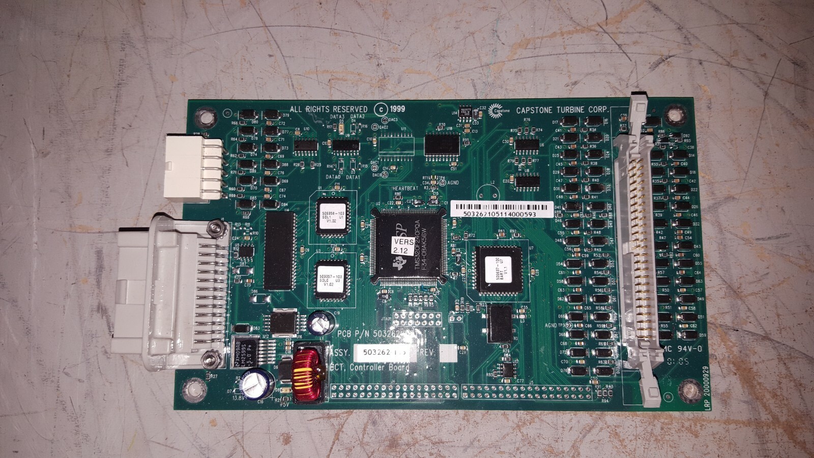 Capstone Turbine PCB Assembly Controller Board for Microturbine, 503262-031