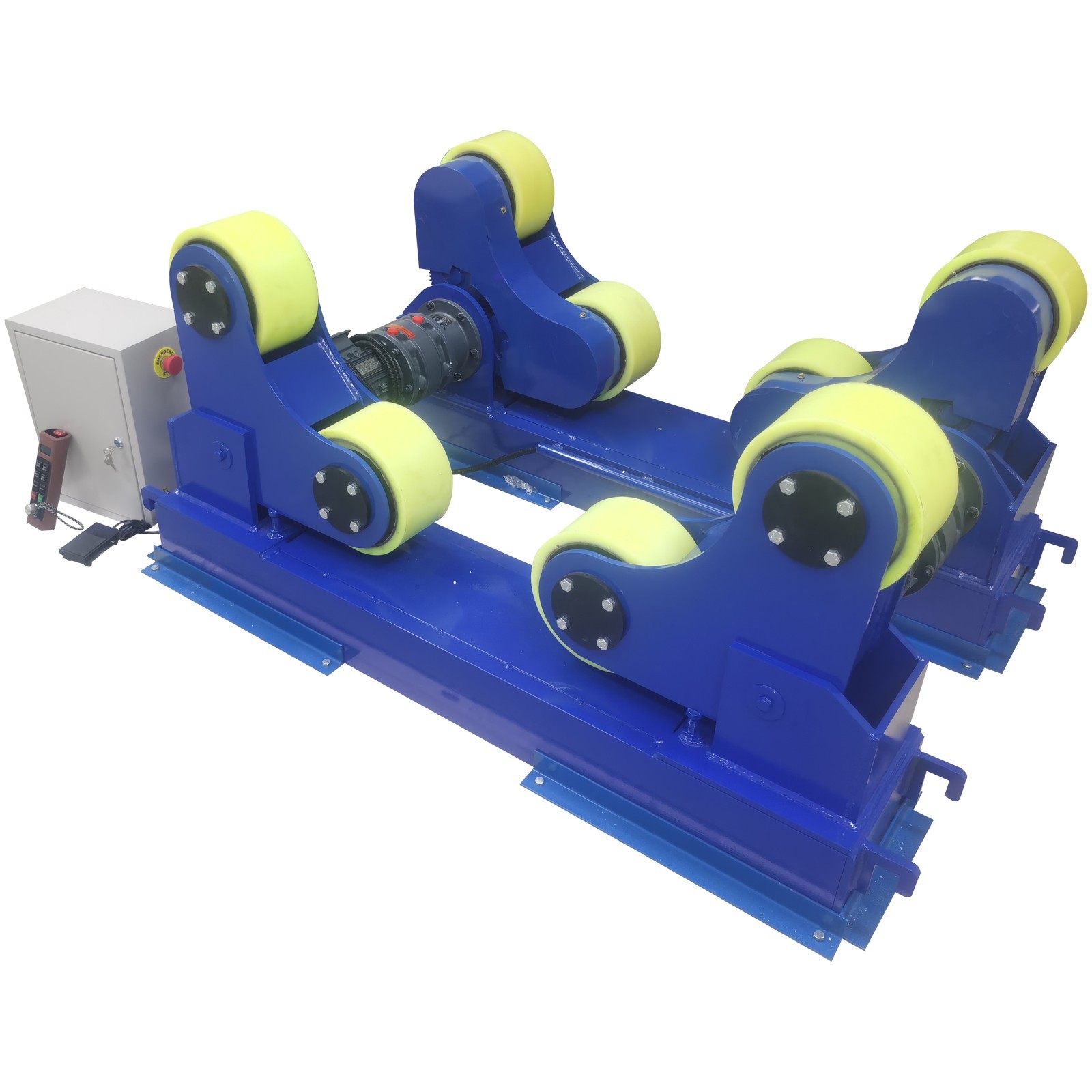 5Ton Welding Turning Roller Positioner 220V Remote Control Turning Rolls Support
