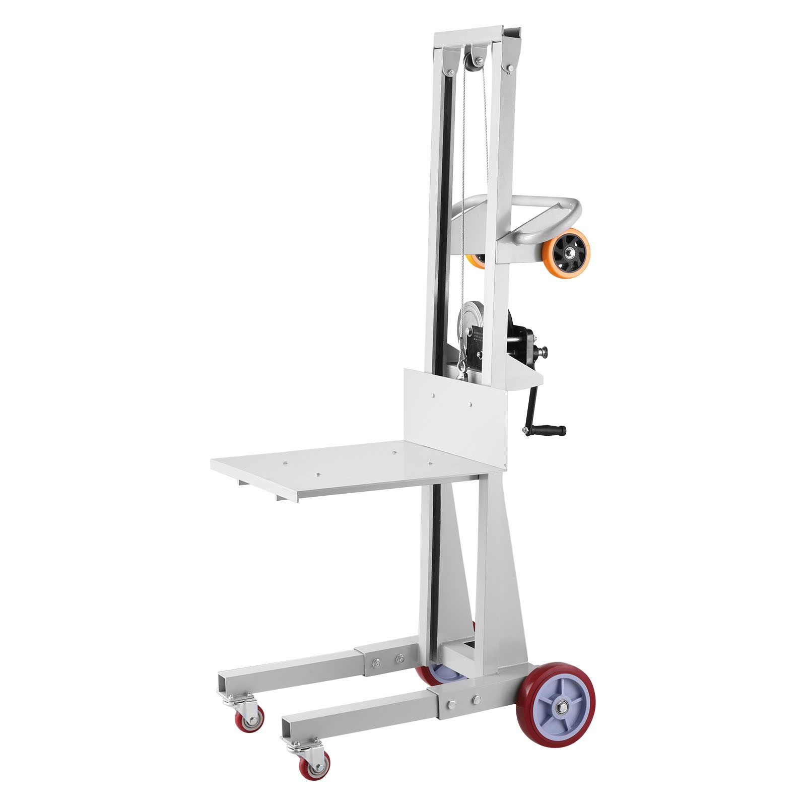 Uimoso Material Lift Winch Stacker 330/400/551 lbs Max Lift Height 42.9/51.1/70″