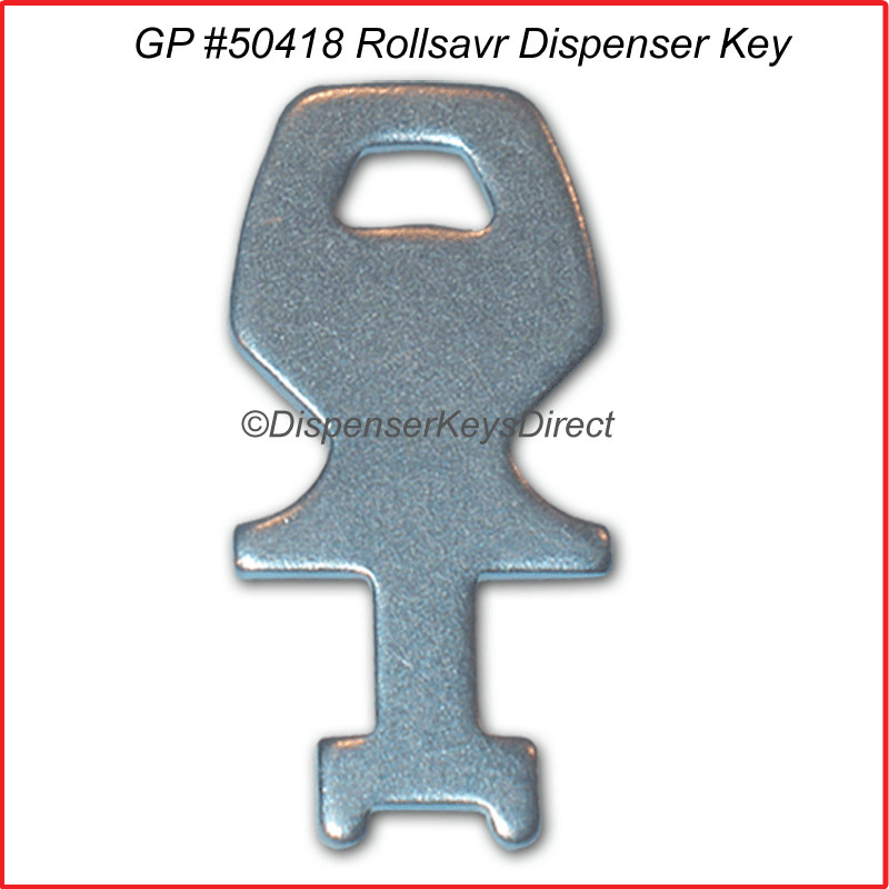 Georgia Pacific «Rollsavr» Key #50418 for Jumbo Toilet Tissue Dispensers -(6/pk)