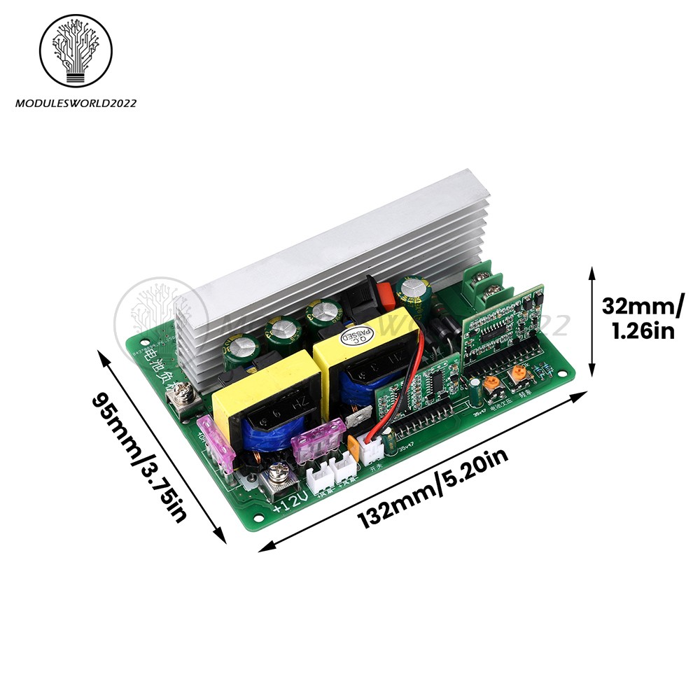 500W DC 12-14.5V to AC 220V Inverter Module DC-AC Step-Up Transformer Module