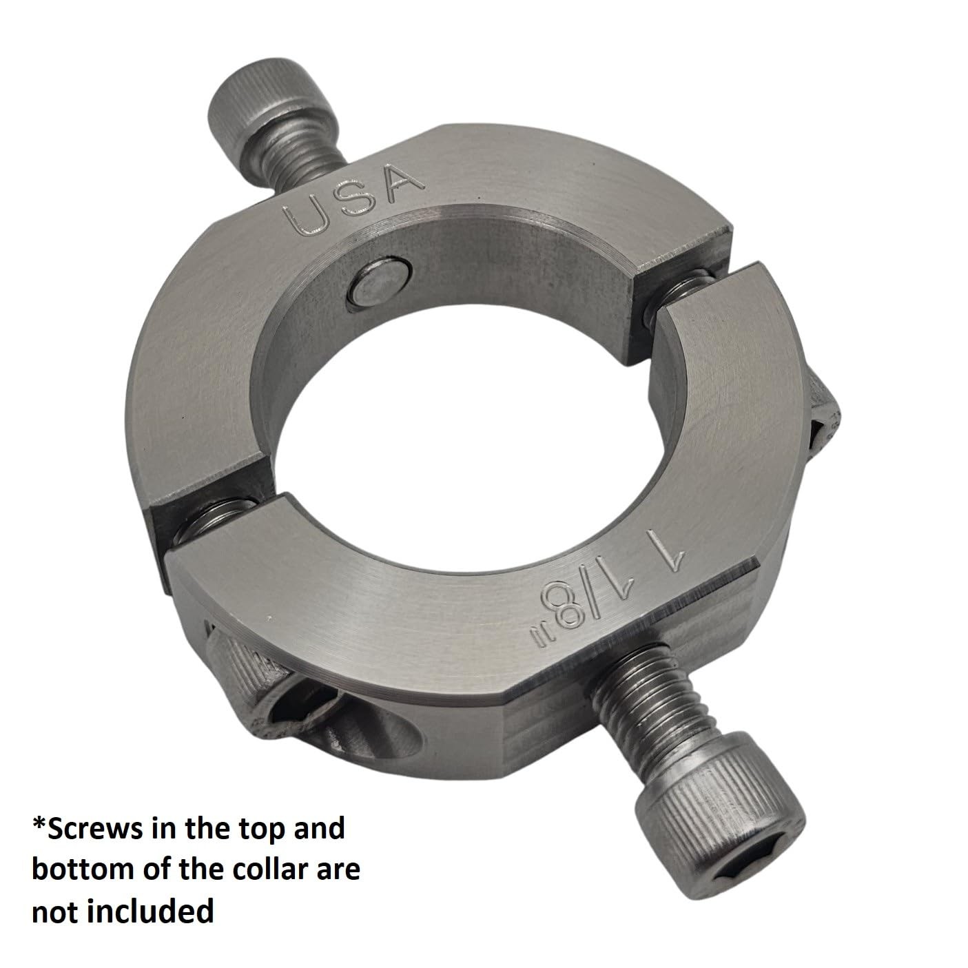 Coastal Shaft Collars – 1.125″ Bore Diameter – Mountable Clamping Two Piece S…