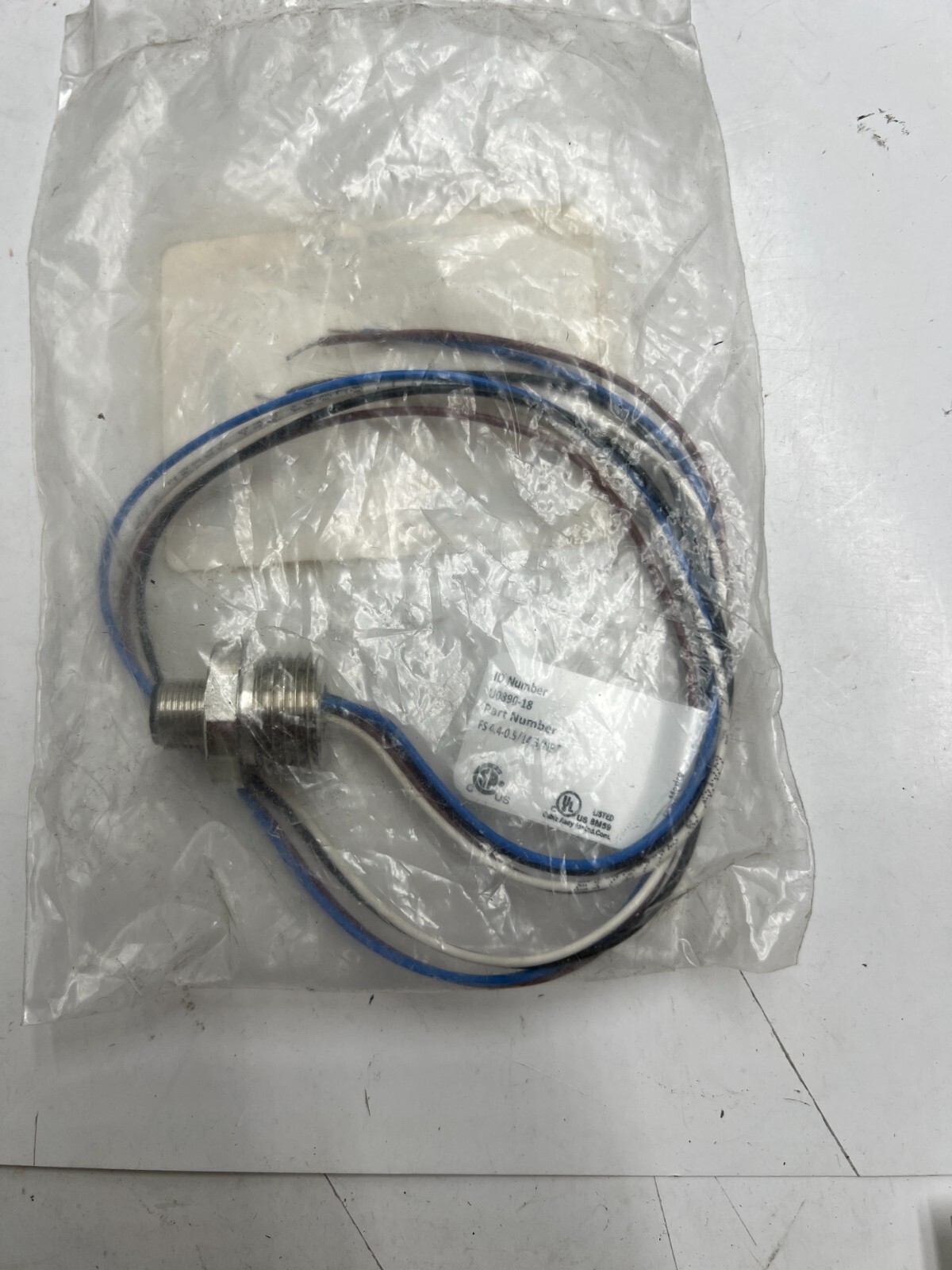 TURCK FS 4.4-0.5/14.5/NPT ID NUMBER U0890-18 Replacement Connector