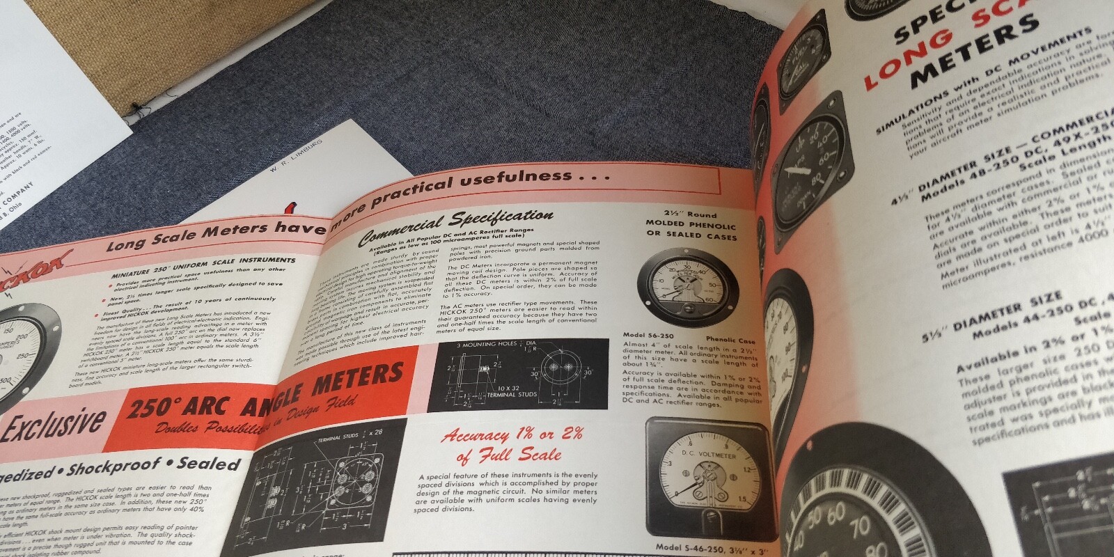 1960 Hickok Catalog No. 39 ~ Electrical Indicating Instruments + Price List +++