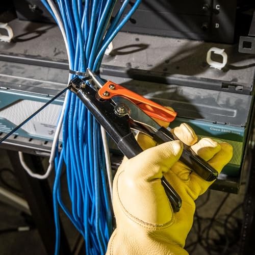 Nylon Tie Wrap Tensioning Panduit Zip Cable Gun Tightener Crimper Cut Strap Tool