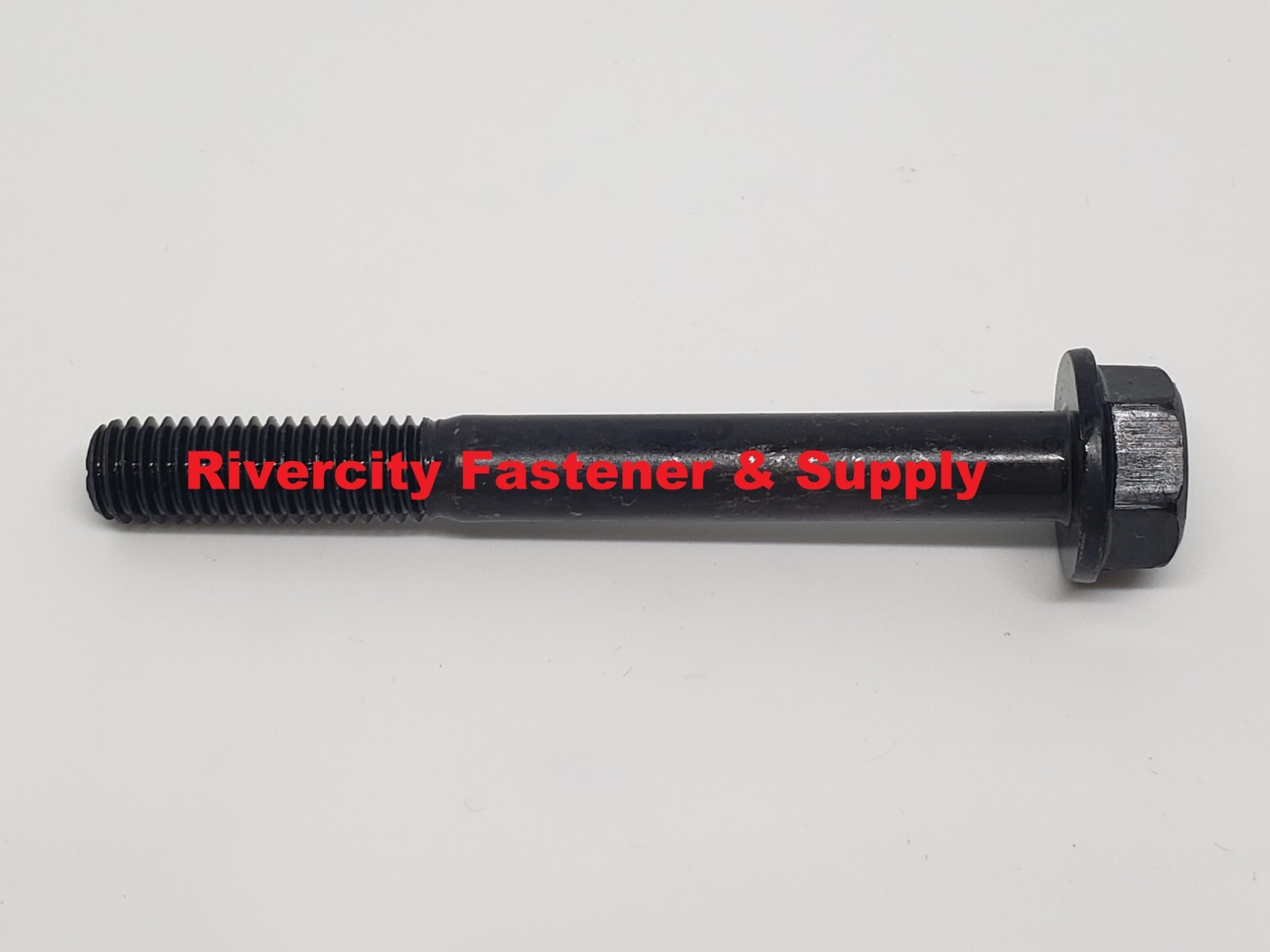 M8-1.25×70 Hex Flange Bolts 8mm x 70mm Screws M8x1.25 x 70 Flare Screws Black