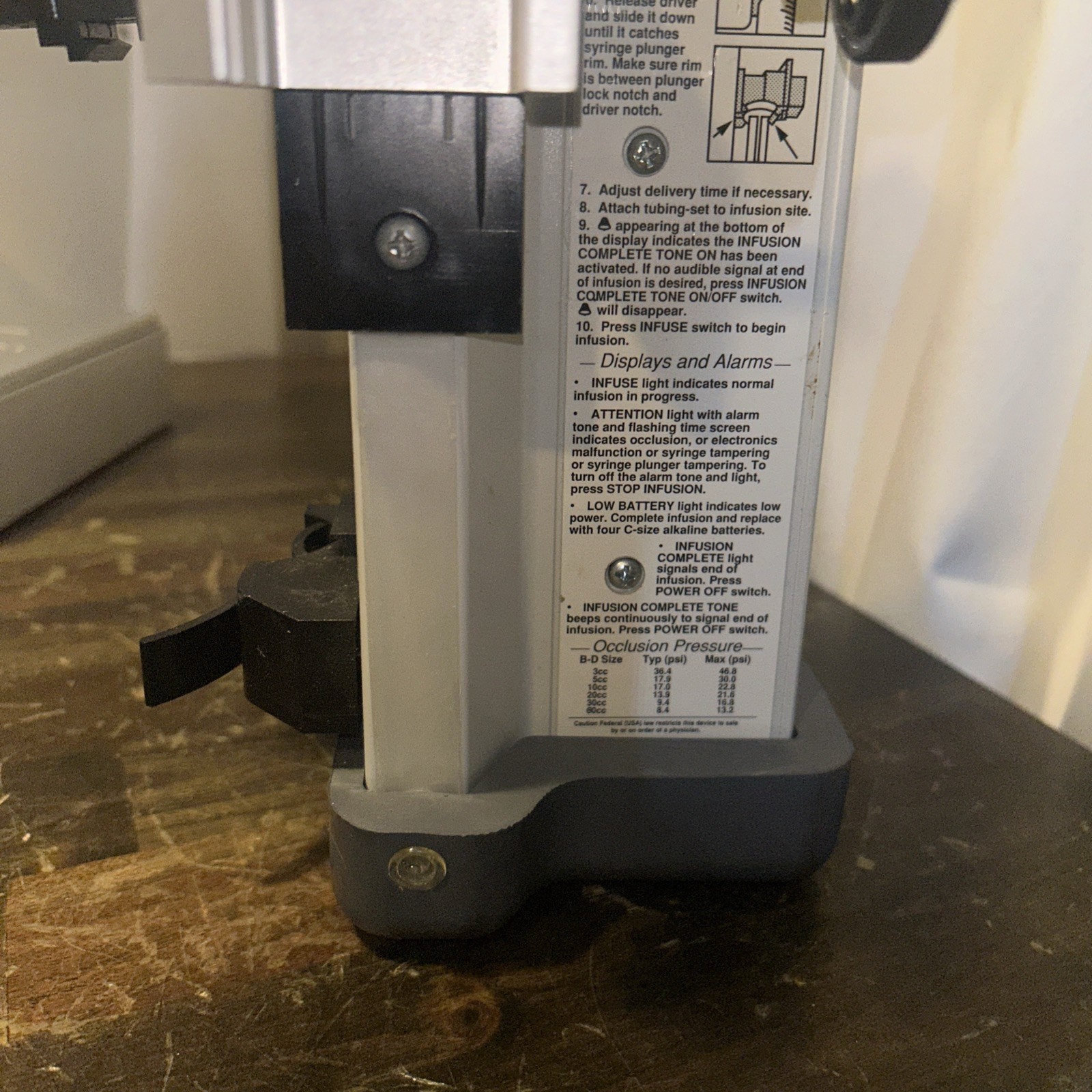 B Bruan MCgaw 360 INFUSER AS IS UNTESTED POWERS ON
