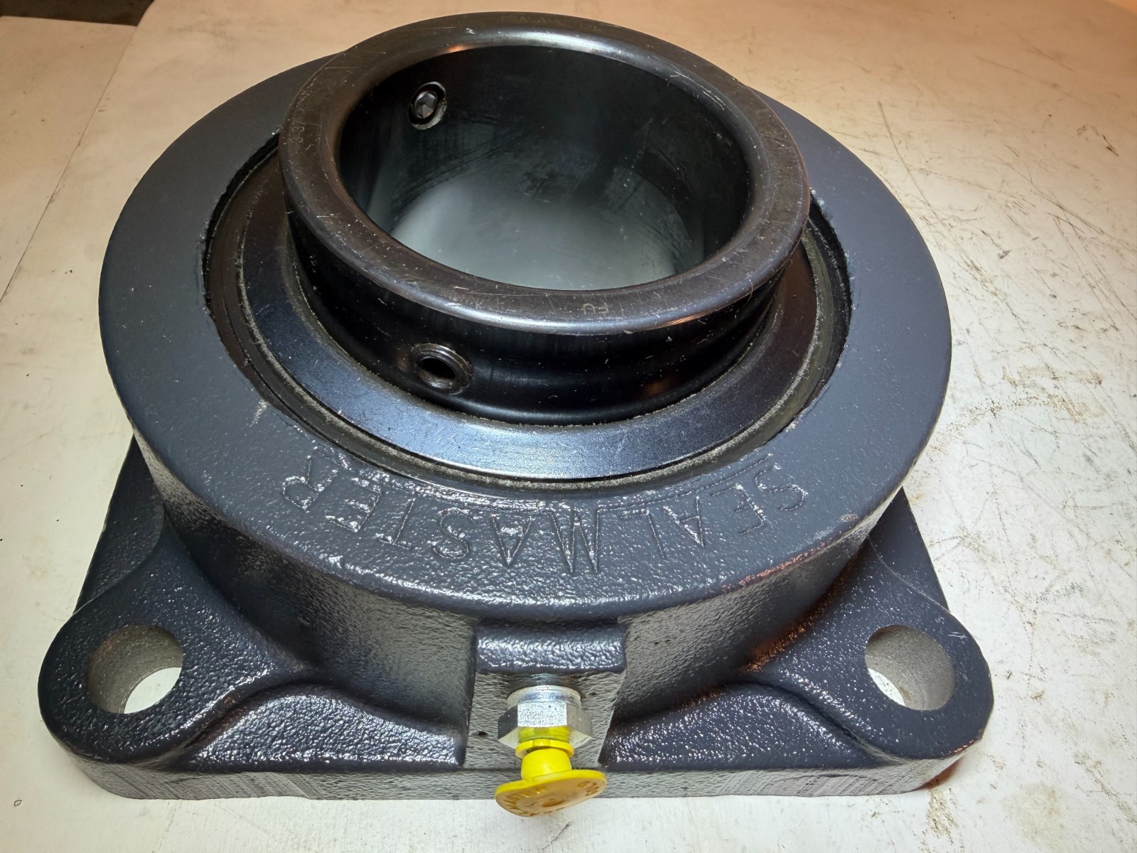 SEALMASTER MSF-55 Flange Bearing, 4-Bolt, Ball, 3-7/16″ Bore, FREE SHIPPING