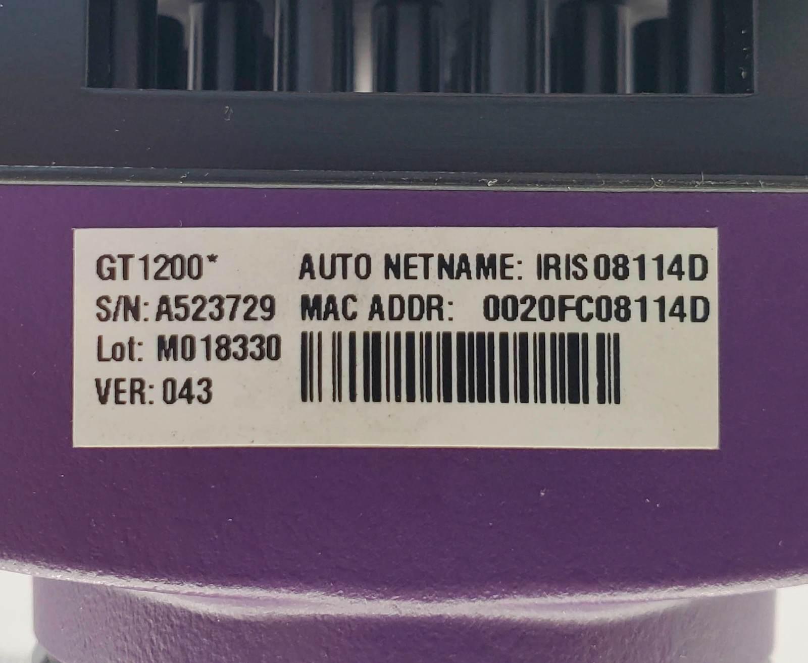 Matrox GT1200 Iris GT Smart Camera With Matrox Design Assistant 24V