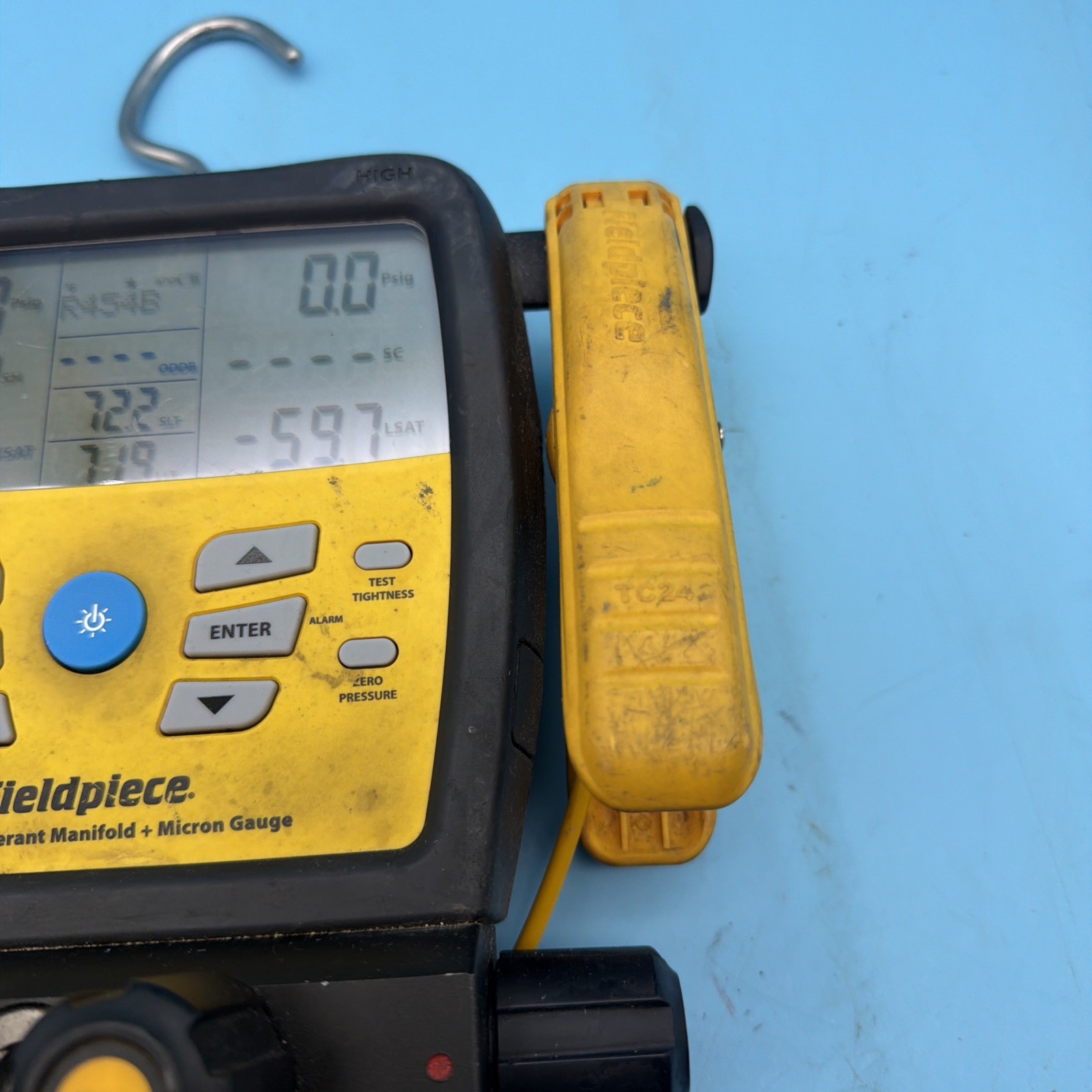 Fieldpiece SM480V SMAN 4-Port Digital Refrigerant Manifold Micron Gauge w/ Hose