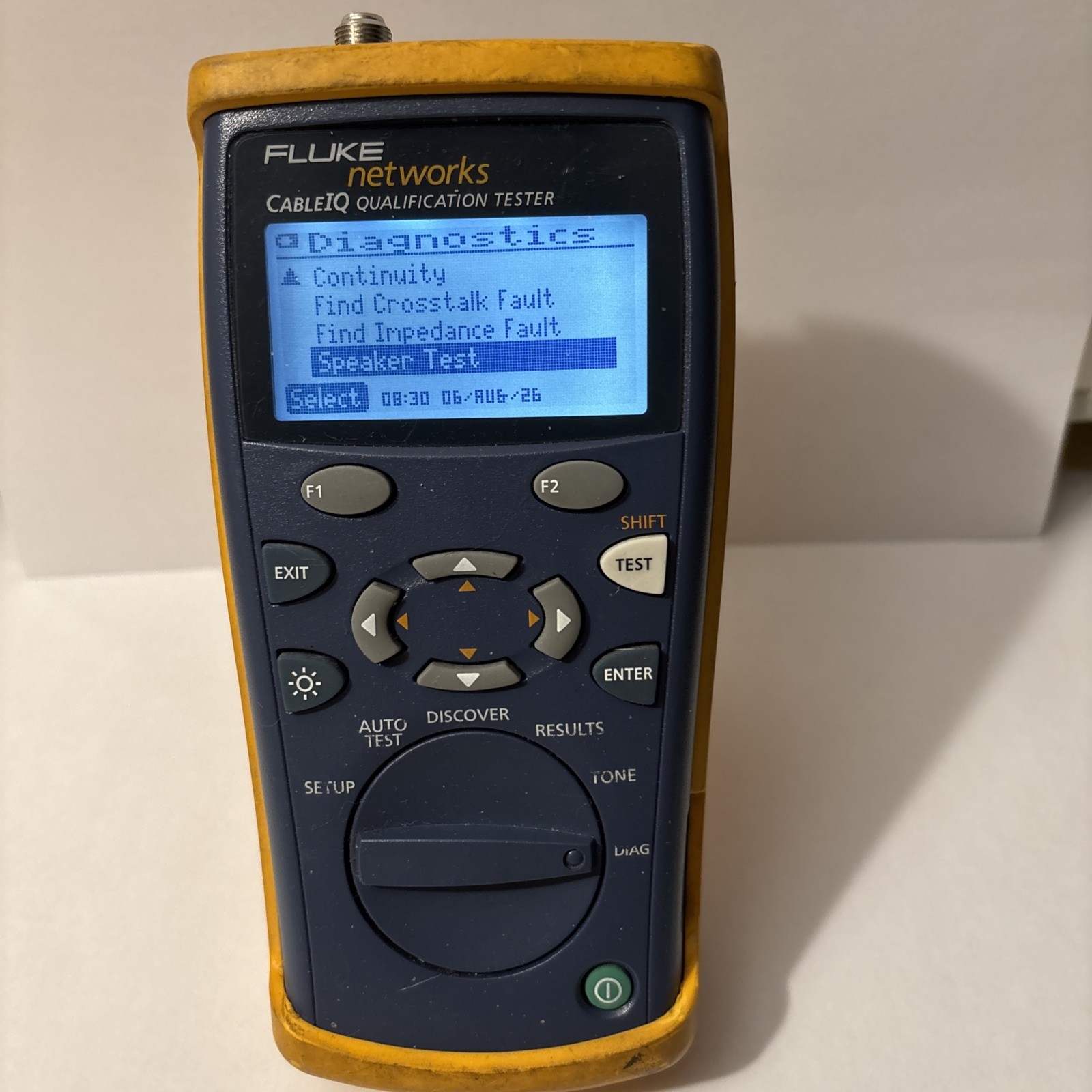 OEM Fluke Networks Cable IQ Qualification Tester -No Main Wiremap Adapter