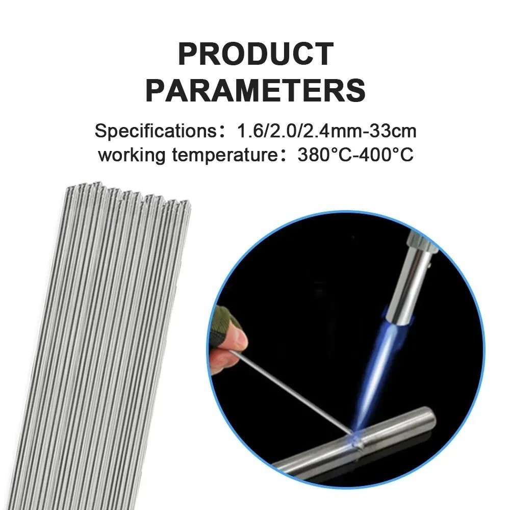 20X Aluminum Rods Low Temperature Easy Melt Aluminum Welding Rods Welding Sticks