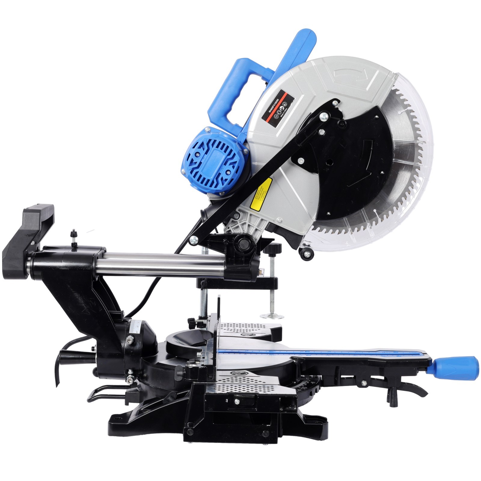 12″ 80-Tooth Blade Dual Bevel Sliding Miter Saw w/ Laser Guide 15Amp Motor 2000W