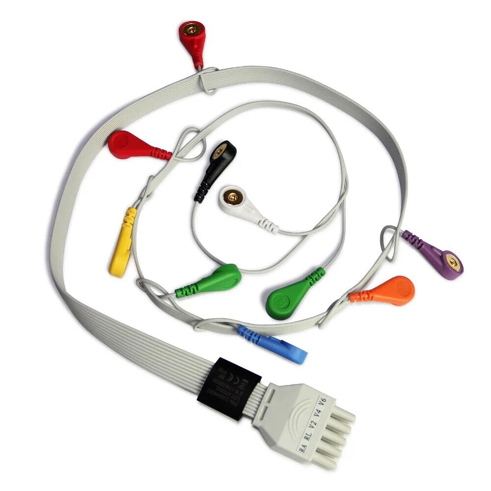 Genuine CONTEC ECG Cable -Compatible with TLC5000, TLC6000, 8000S Holter Monitor